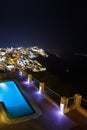 Santorini night - Greece Royalty Free Stock Photo