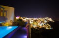 Santorini night - Greece Royalty Free Stock Photo