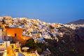 Santorini night (Oia) - Greece Royalty Free Stock Photo