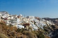 Santorini at noon Royalty Free Stock Photo