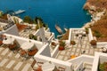 Unique hotels of Santorini overlloking the Adriatic