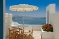 Unique hotels of Santorini overlloking the Adriatic