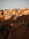 Santorini Panorama Royalty Free Stock Photo