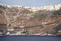 Santorini from sea