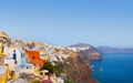 Santorini sunset (Oia) - Greece Royalty Free Stock Photo