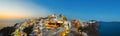 Santorini sunset (Oia) - Greece Royalty Free Stock Photo