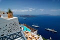 Santorini Volcano View Royalty Free Stock Photo