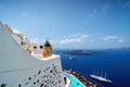 Santorini Volcano View 2 Royalty Free Stock Photo