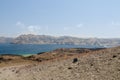 Santorini volcano view Royalty Free Stock Photo