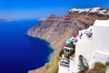 Santorini white houses