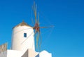 Santorini windmill Royalty Free Stock Photo