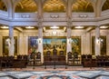 Interior of Coffee Museum Museu do Cafe former Coffee Stock Exchange Building Bolsa do Cafe - Santos, Sao Paulo, Brazil Royalty Free Stock Photo