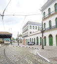 Building of Pele Museum, Santos SP Brazil Royalty Free Stock Photo