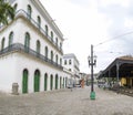 Building of Pele Museum, Santos SP Brazil Royalty Free Stock Photo