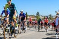 Santos Tour Down Under race THINK! Road Safety Men\'s Stage 5 Christies Beach - Willunga Hill start