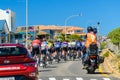 Santos Tour Down Under race THINK! Road Safety Men\'s Stage 5 Christies Beach - Willunga Hill start