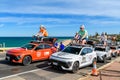 Santos Tour Down Under race THINK! Road Safety Men\'s Stage 5 Christies Beach - Willunga Hill start