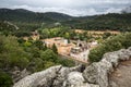 Santuari de Lluc - monastery in Majorca, Spain Royalty Free Stock Photo