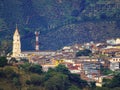 Santuario is a small  town Colombia people very small Royalty Free Stock Photo