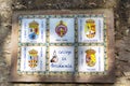 Santuary de Cura - painted tiles - Mallorca