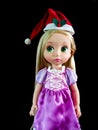 Santy doll , a doll wear santa hat Royalty Free Stock Photo