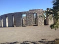 Sanuel Hlll`s Stonehenge at  Mary Hill in washington ,USA Royalty Free Stock Photo