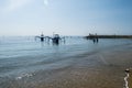 Sanur beach in the morning. Royalty Free Stock Photo