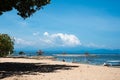 Sanur Beach with Mount Agung in the background