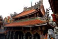 Sanxia Qingshui Zushi Temple with elaborate carvings and sculptures Royalty Free Stock Photo