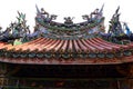 Sanxia Qingshui Zushi Temple with elaborate carvings and sculptures Royalty Free Stock Photo