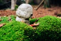 Sanzenin temple statue at autumn in Ohara, Kyoto, Japan