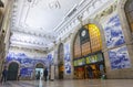 Sao Bento Railway Station in Porto, Portugal Royalty Free Stock Photo