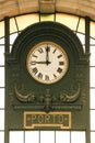 Sao Bento Train Station Clock. Porto. Portugal Royalty Free Stock Photo