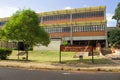 Sao Carlos, SP, Brazil - Feb 25 2021: Communitarian Library also know as