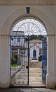 Cemetery gate on historic center, Sao Joao del Rei