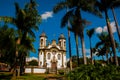 Sao Joao del Rei, Minas Gerais, Brazil: Sao Francisco de Assis church, one of the main church of rural colonial town of Sao Joao Royalty Free Stock Photo