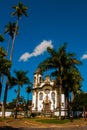 Sao Joao del Rei, Minas Gerais, Brazil: Sao Francisco de Assis church, one of the main church of rural colonial town of Sao Joao Royalty Free Stock Photo