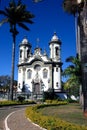 Sao joao del rey church minas gerais brazil Royalty Free Stock Photo