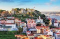 Sao Jorge Castle in Lisbon, Portugal