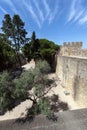 Sao Jorge Castle in Lisbon, Portugal