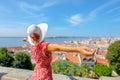 Sao Jorge Castle overlook Royalty Free Stock Photo