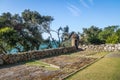 Sao Jose da Ponta Grossa Fortress Bartizan - Florianopolis, Santa Catarina, Brazil Royalty Free Stock Photo