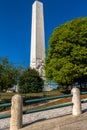 Belisk in Ibirapuera Park, Sao Paulo in Brazil.