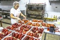 people cooking in the feast of Our Lady Achiropita Royalty Free Stock Photo