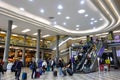 Sao Paulo, Brazil: Congonhas airport entrance lobby and escalator