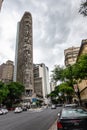 Sao Paulo, Brazil - Dec 04, 2023: The Edificio Italia in downtown Sao Paulo, Brazil