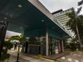 Entrance and facade of Germany Hospital Oswaldo Cruz