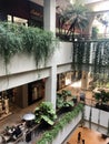 Sao Paulo, Brazil - December 31, 2018: Luxury and ecologic shopping Cidade Jardim in Sao Paulo
