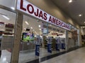 Entrance of Lojas Americanas, the brazilian chain of department stores