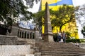 Obelisk of Memory or Pyramid of Piques in Ladeira and Largo da MemÃÂ³ria